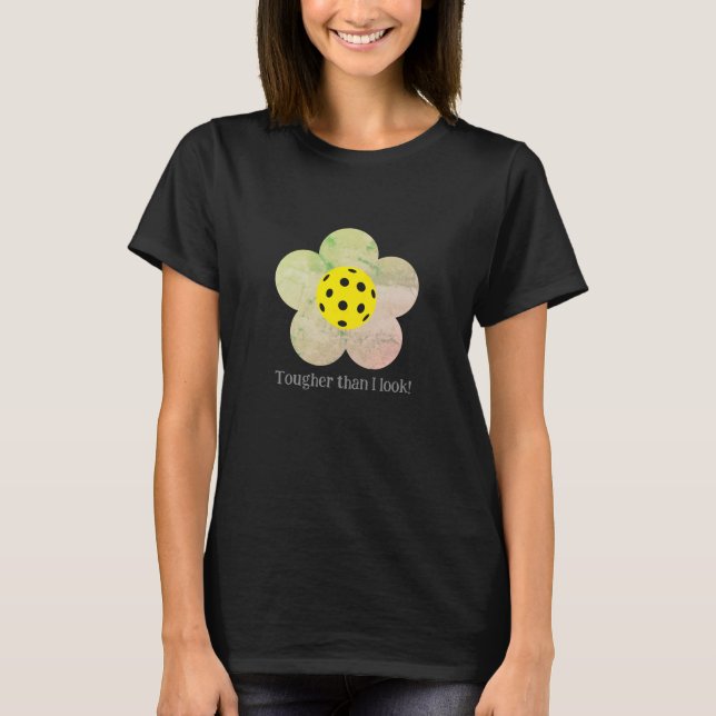 Camiseta Flor de Poder Pickleball (Anverso)