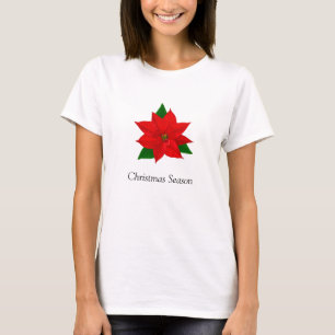 Camiseta Flor de Poinsettia