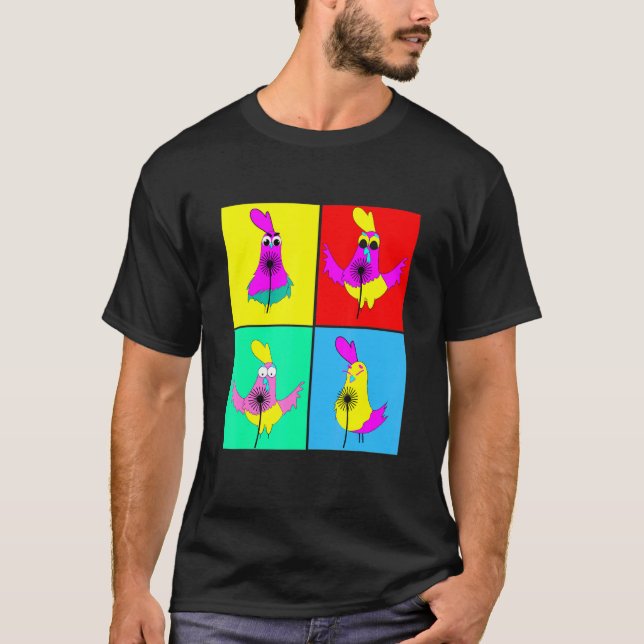 Camiseta Flor de Pollo de Diente de León (Anverso)