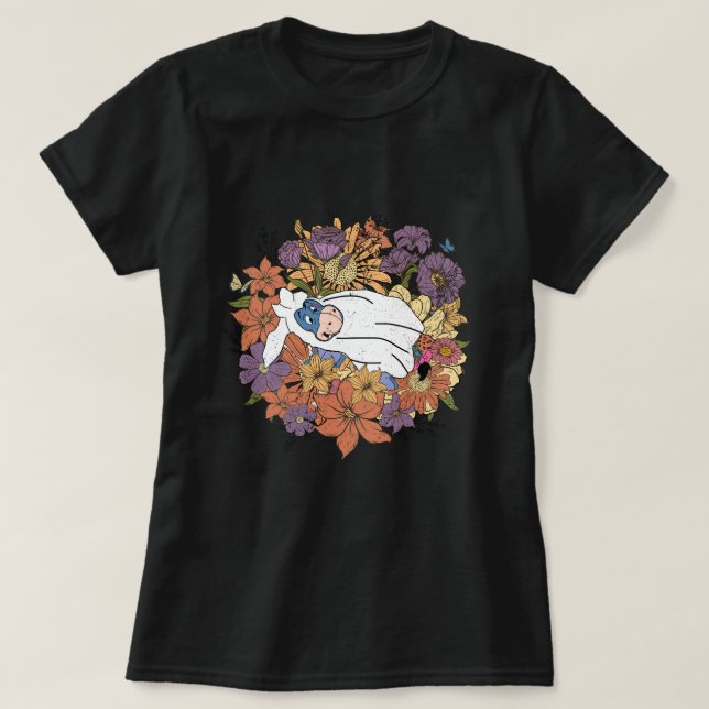 Camiseta flor de pooh eyeone (Diseño del anverso)