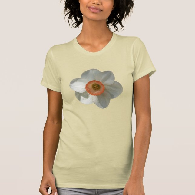 Camiseta Flor de primavera rosada de Daffodil (Anverso)