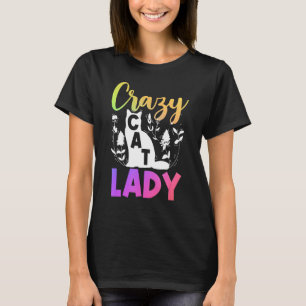 Camiseta Flor de propietario de un gato loco