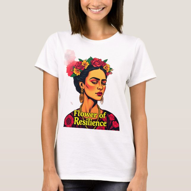 Camiseta Flor de resiliencia "camiseta para mujeres" (Anverso)