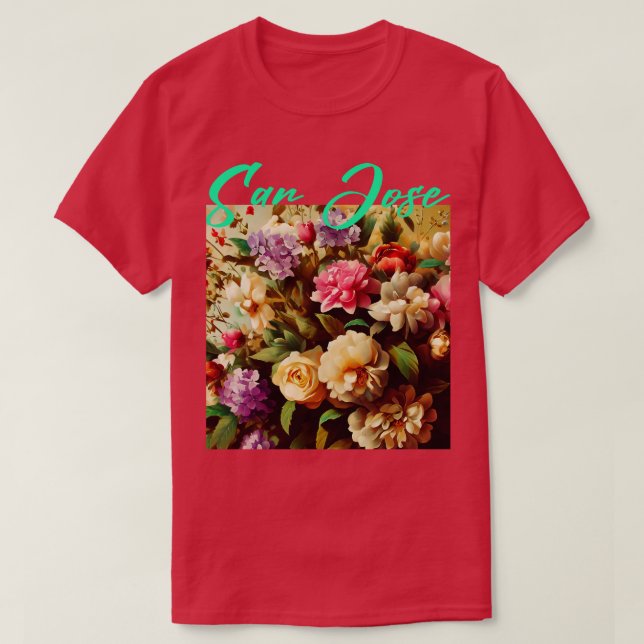 Camiseta Flor de San José (Diseño del anverso)