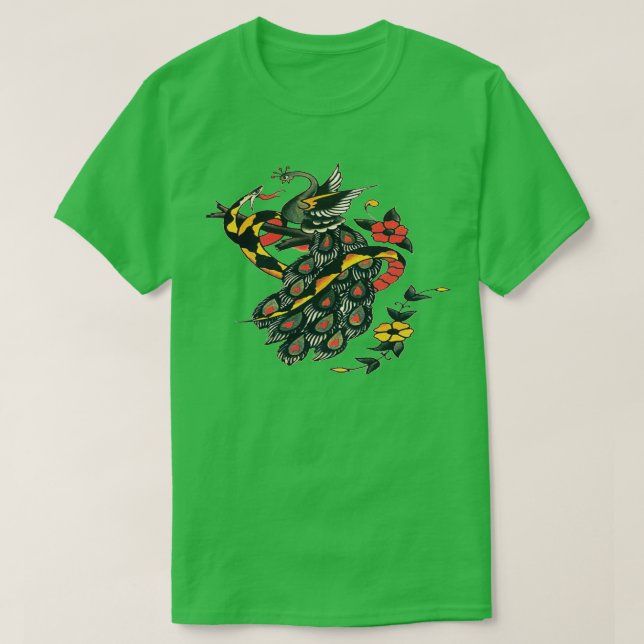 Camiseta Flor de serpiente 1 (Diseño del anverso)