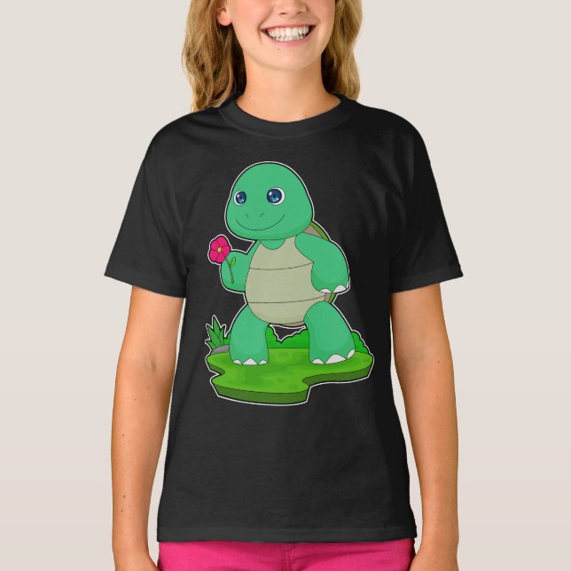 Camiseta Flor de tortuga (Anverso)