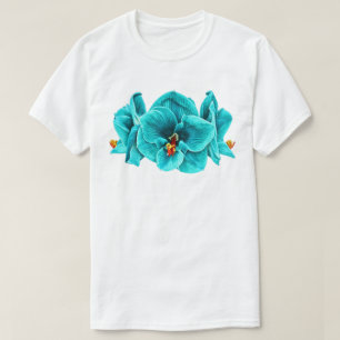 Camiseta - Flor de Turquesa