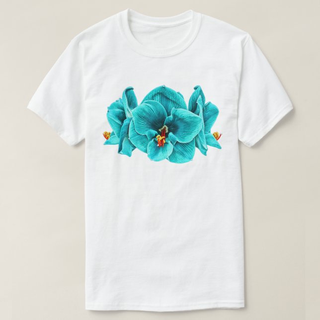 Camiseta - Flor de Turquesa (Diseño del anverso)