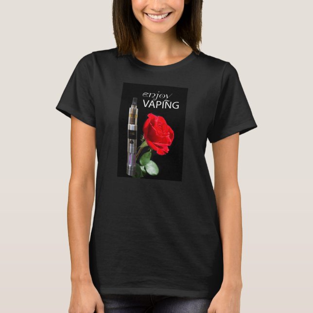 Camiseta Flor de vaina y rosa (Anverso)