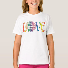 Camiseta Flor de vida / Blume des Lebens - AMOR