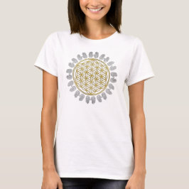 Camiseta Flor de vida / Blume des Lebens - manos espiritual