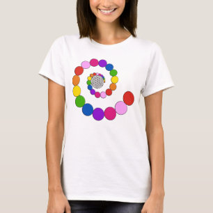 Camiseta Flor de vida / Blume des Lebens - puntos en espira