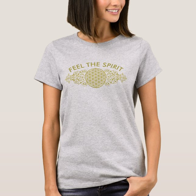Camiseta Flor de vida / Blume des Lebens - XI de época (Anverso)
