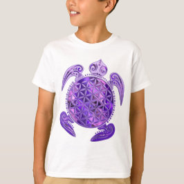 Camiseta Flor de vida / Blume des Lebes - tortuga morada