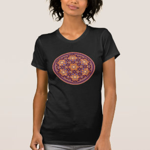 Camiseta Flor De Vida - Estilo De Botón 02