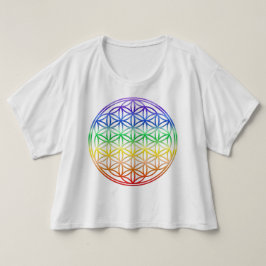 Camiseta Flor de vida flor arriba