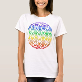 Camiseta Flor de vida flor arriba