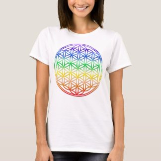 Camiseta Flor de vida flor arriba