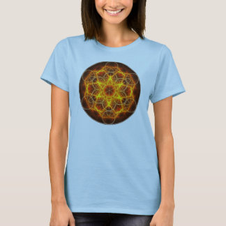 Camiseta Flor de vida fractal - Cubo de Metatron
