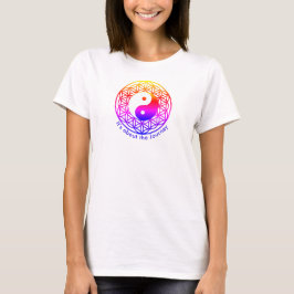 Camiseta Flor de vida /yin-yang / Se trata del viaje
