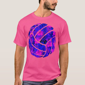 Camiseta Flor de voleibol deja a voleibol jugador de playa