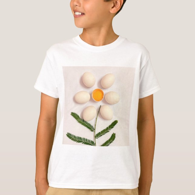 Camiseta Flor de yema de huevo (Anverso)