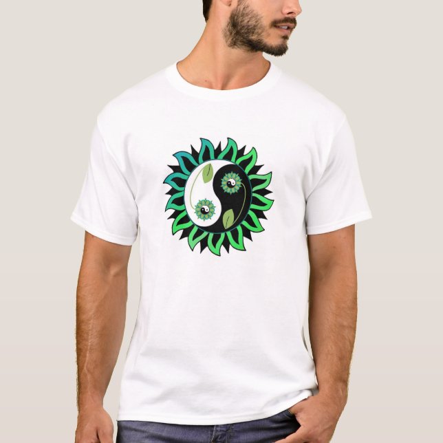 Camiseta Flor de Yin-Yang (Anverso)