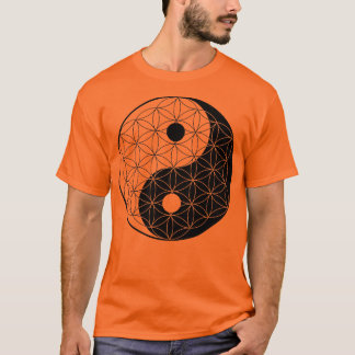 Camiseta Flor de Yin Yang de la vida