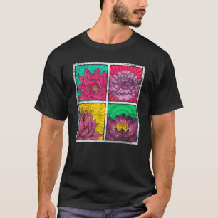 Camiseta Flor de Yoga Flor de Loto Espiritual Pop Yogi