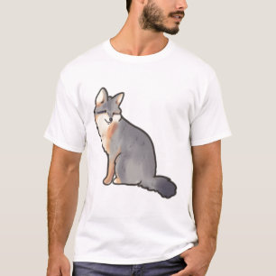 Camiseta Flor de zorro de la isla � arte animal