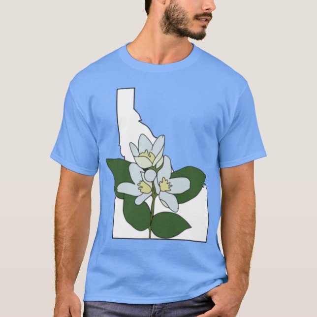 Camiseta Flor del estado de Idaho 1 (Anverso)