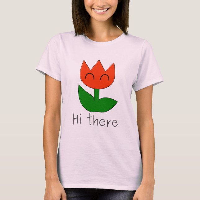 Camiseta Flor del fuego (Anverso)