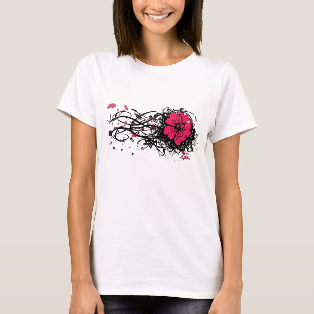 Camiseta Flor del Grunge de Koana (Anverso)