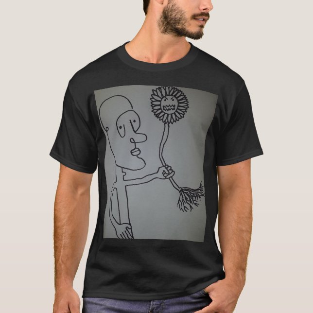 Camiseta Flor del hombre del plátano (Anverso)