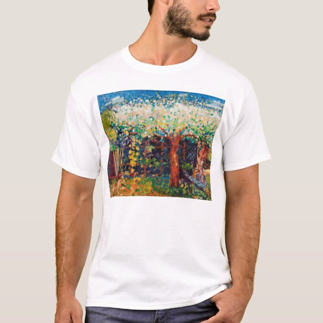 Camiseta Flor del manzano (Anverso)