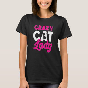 Camiseta Flor del propietario del gato Loca Señora del gato