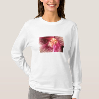 Camiseta Flor del rosa del vino del Rin del acebo