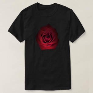 CAMISETA FLOR DEL ROSA ROJO