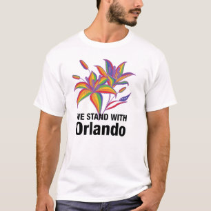 Camiseta Flor del stargazer de la bandera del orgullo gay
