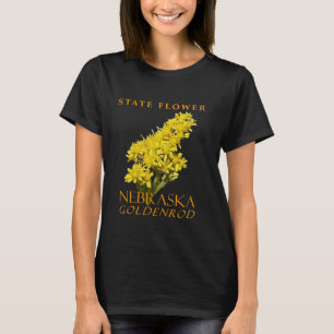 Camiseta Flor del Territorio de Nebraska Soldiago gigantean