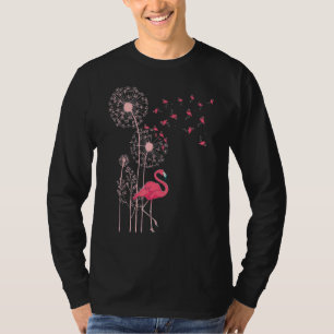 Camiseta Flor Diente de León Animal Exótico Pájaro Tropical