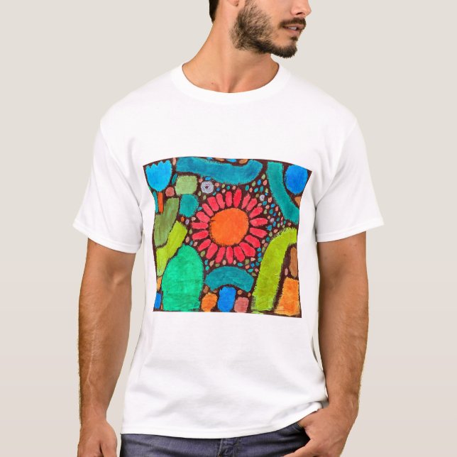Camiseta Flor en el valle, Klee (Anverso)