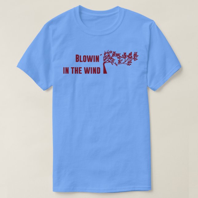 Camiseta Flor en la borgoña del viento (Diseño del anverso)