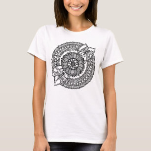 Camiseta Flor en mandala