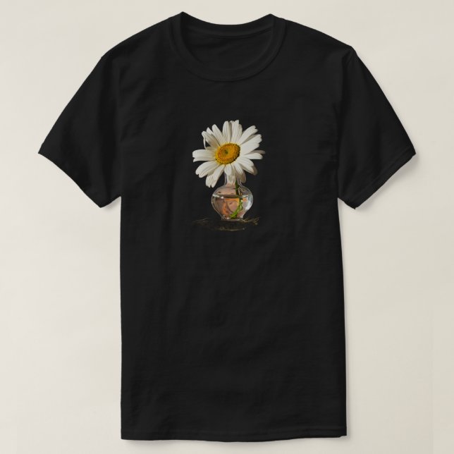Camiseta Flor en una maceta (Diseño del anverso)