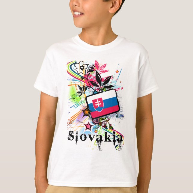 Camiseta Flor Eslovaquia (Anverso)