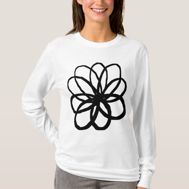 Camiseta Flor espontánea (Anverso)