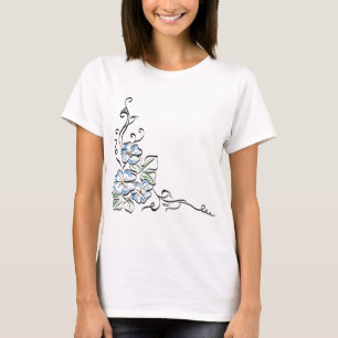 Camiseta Flor Esquina Flor Naturaleza Hermosa Planta De Flo