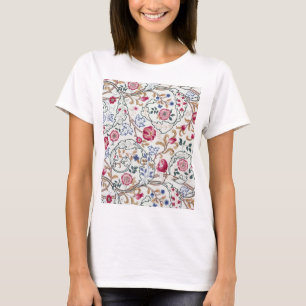 Camiseta Flor, Estampado floral, William Morris