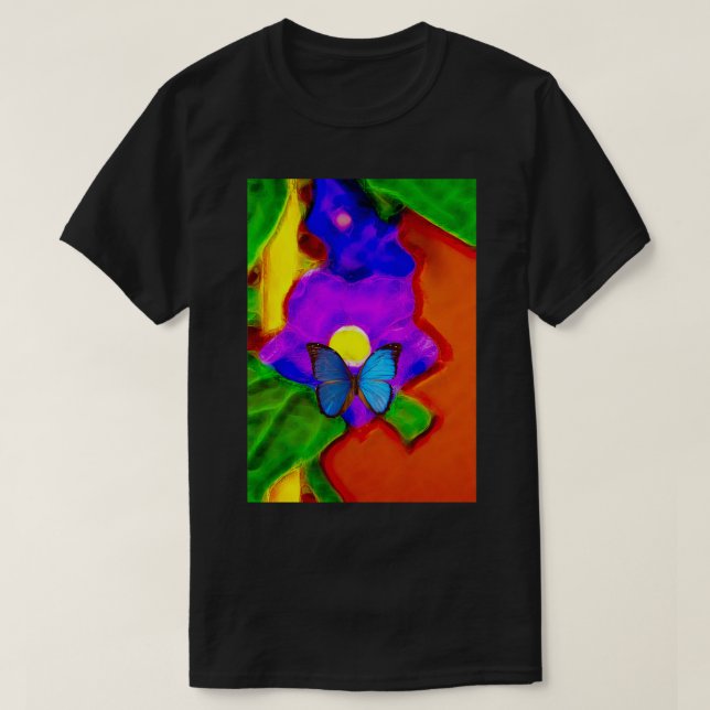 Camiseta Flor Fantasía (Diseño del anverso)